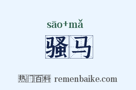 骚马是什么意思的图片
